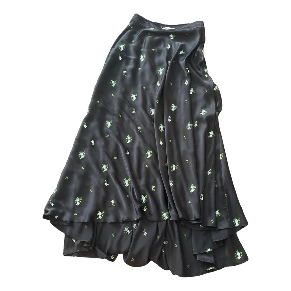 Paco Rabanne Embroidered Maxi Skirt - 36